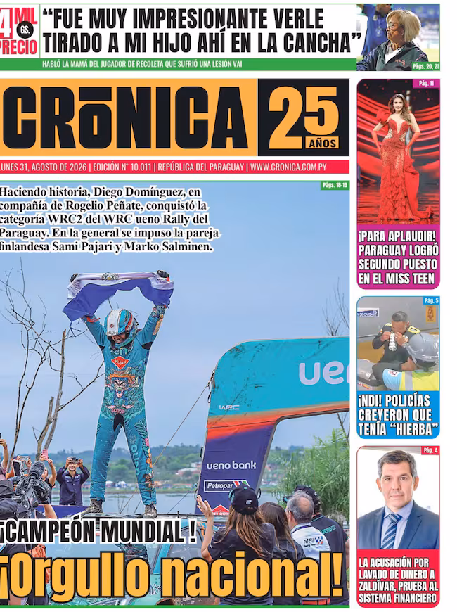 Tapa de Crónica