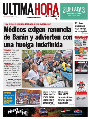 Tapa de Última Hora