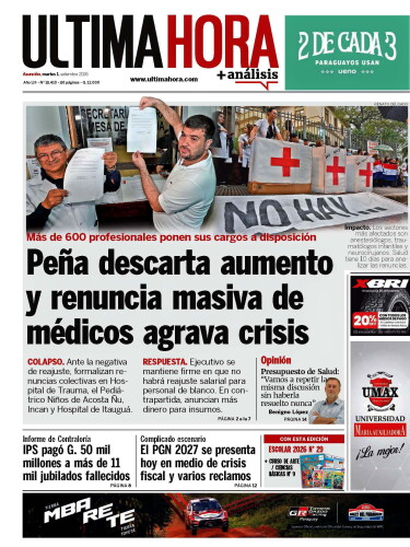 Tapa de Última Hora